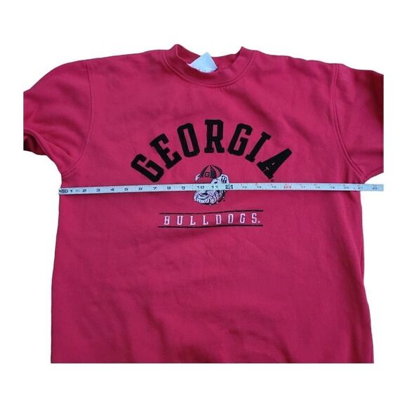 Georgia Bulldogs NCAA Champion Pullover Sweater Red Adult SZ M - Picture 5 of 9
